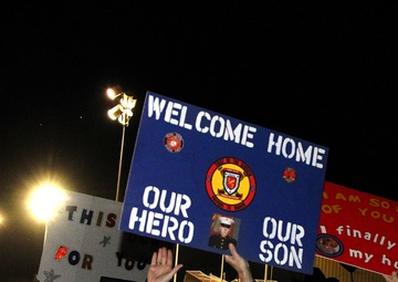 ‘First Team’ Returns 1/7 comes home from Afghanistan deployment