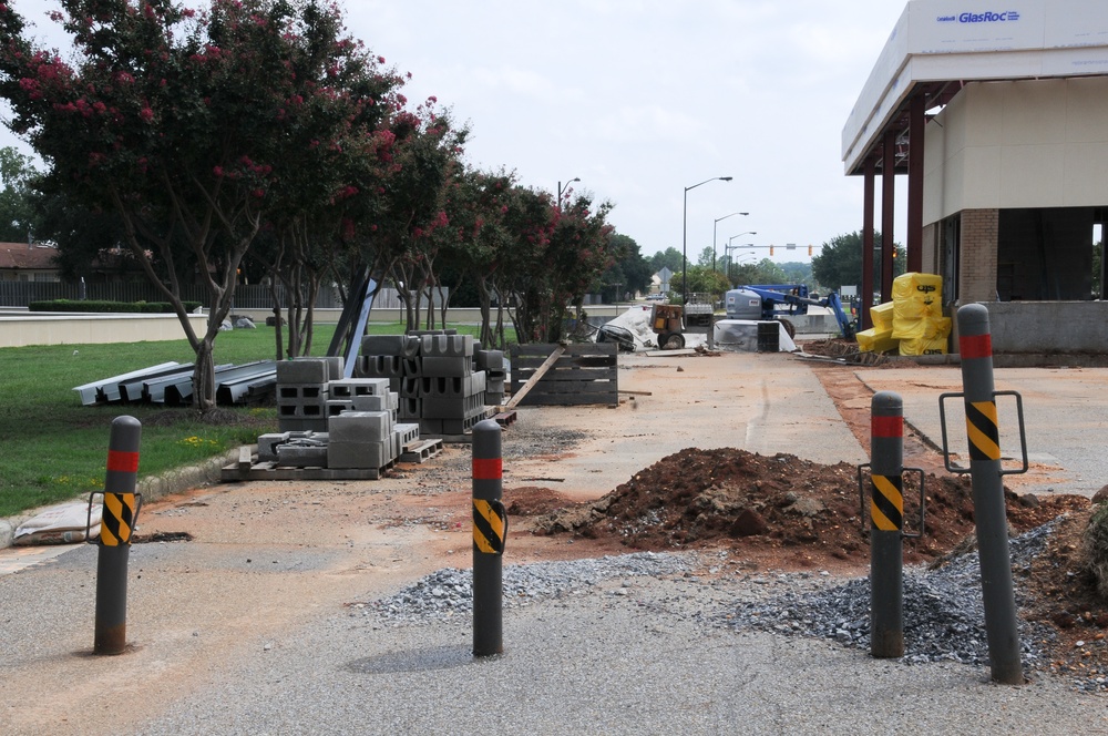 Dickinson Gate construction