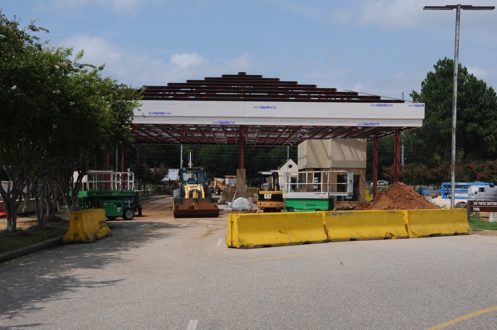 Dickinson Gate construction