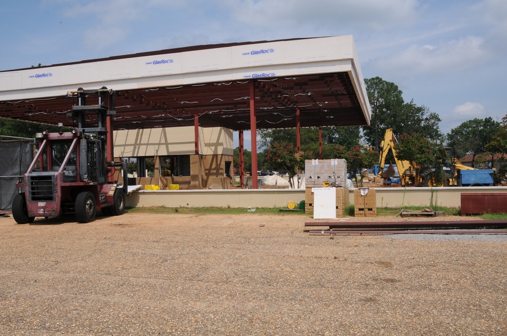 Dickinson Gate construction
