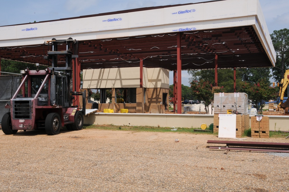 Dickinson Gate construction