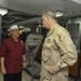 CNO visits USS Abraham Lincoln