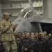 CNO visits USS Abraham Lincoln
