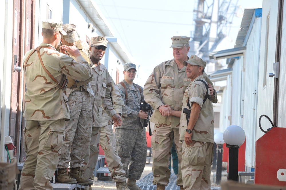 CNO, MCPON visit Umm Qasr Naval Base