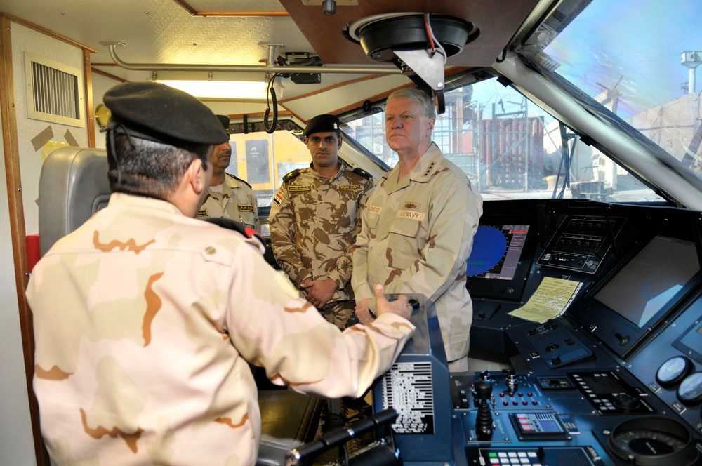 CNO, MCPON visit Umm Qasr Naval Base