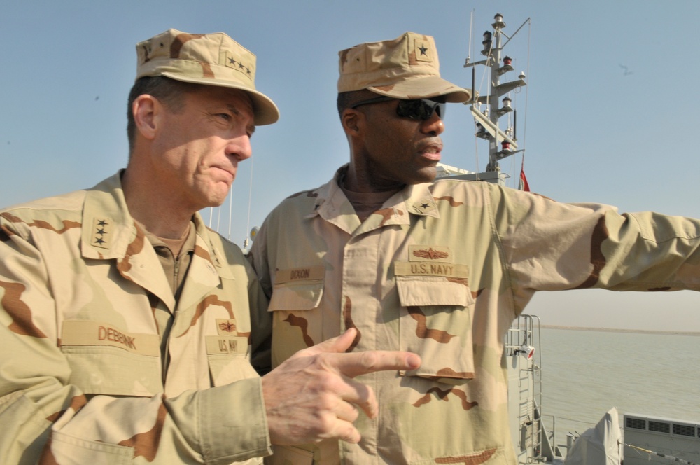 CNO, MCPON visit Umm Qasr Naval Base