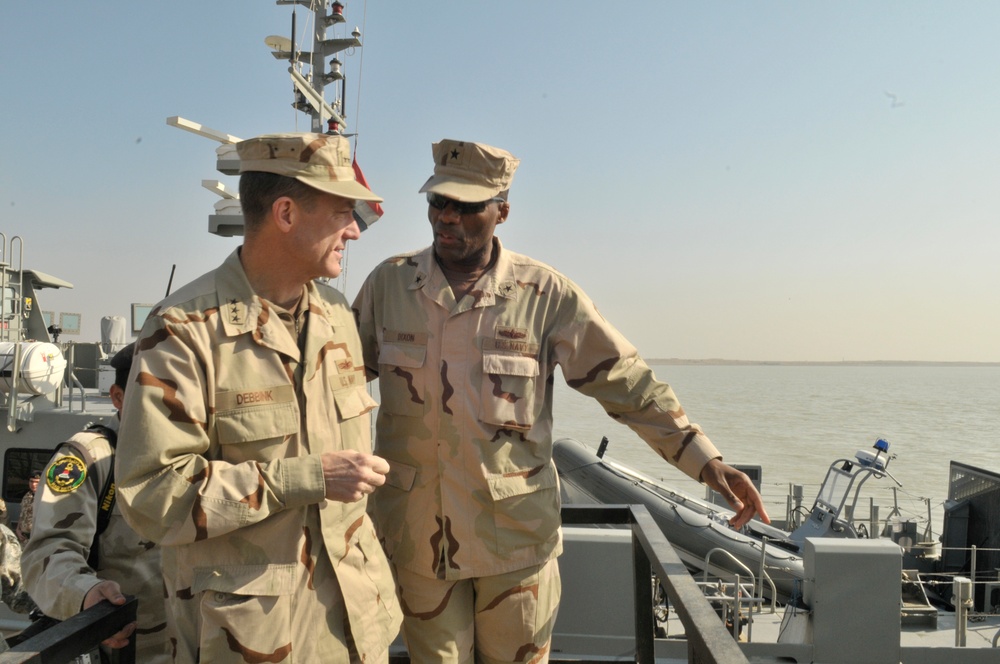 CNO, MCPON visit Umm Qasr Naval Base