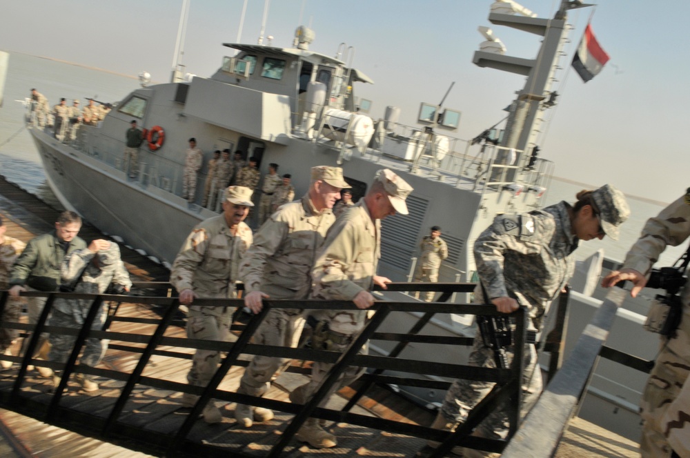 CNO, MCPON visit Umm Qasr Naval Base