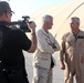 Oliver North visits Marines in Afghanistan