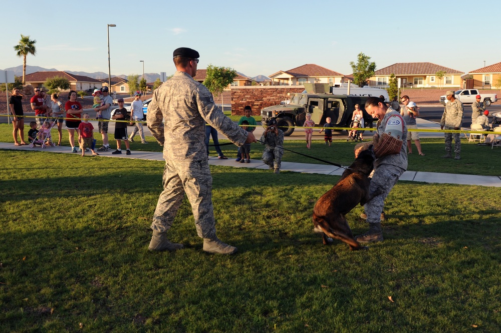 National Night Out at Nellis Air Force Base