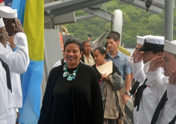 Independence Day reception held aboard USS Benfold in Palau