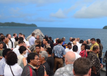 Independence Day reception held aboard USS Benfold in Palau