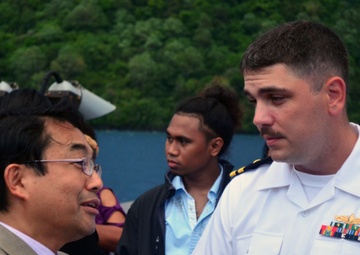 Independence Day reception held aboard USS Benfold in Palau