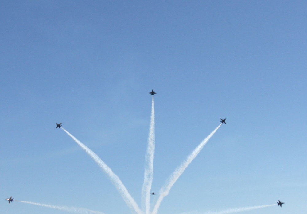 Blue Angels in Flight at 2012 MCAS Miramar Air Show