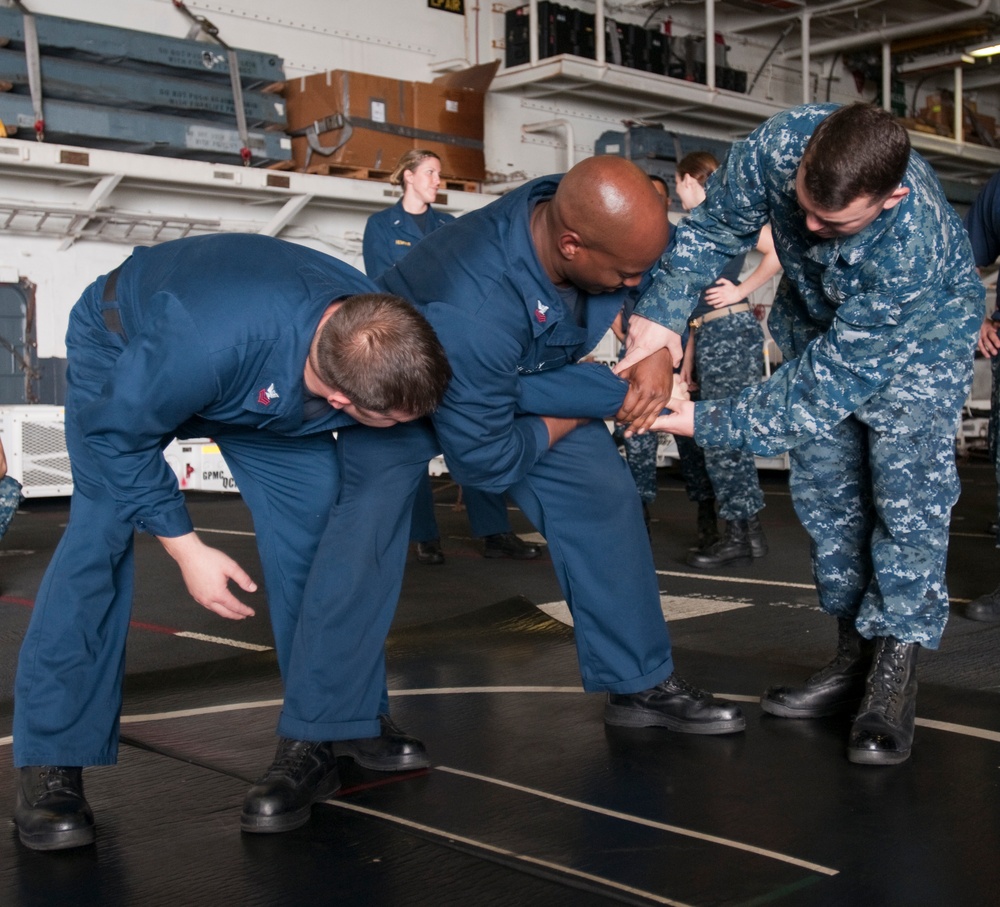 USS Peleliu crew conducts training exercises