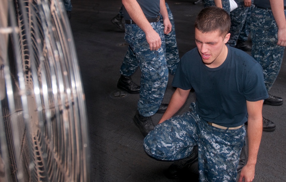 USS Peleliu crew conducts training exercises