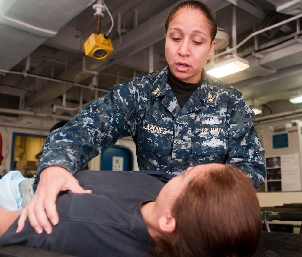 USS Peleliu crew conducts training exercises