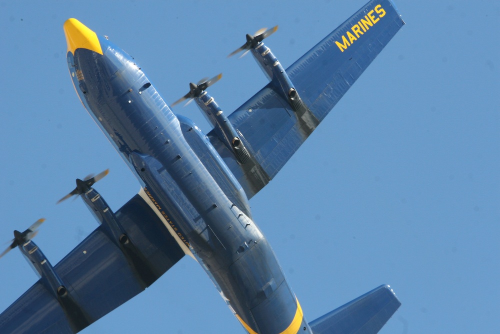 Blue Angels in flight: afternoon delight