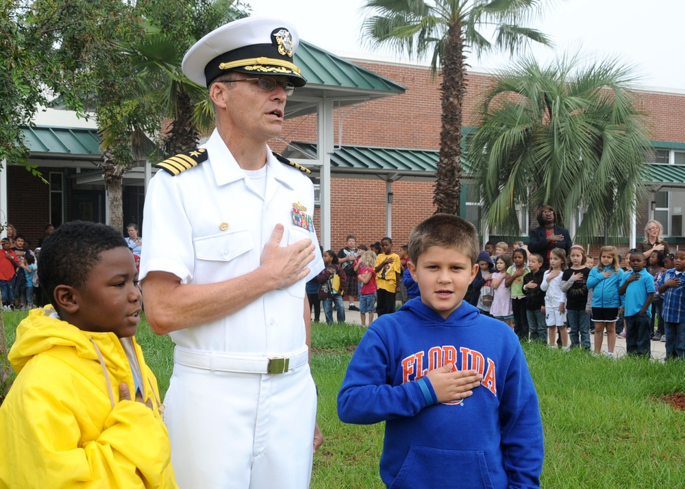 DVIDS - Images - Flag raising ceremony [Image 3 of 3]