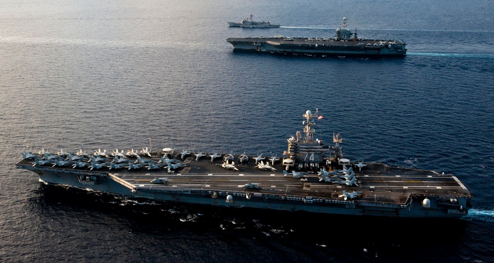 USS John C. Stennis and USS George Washington