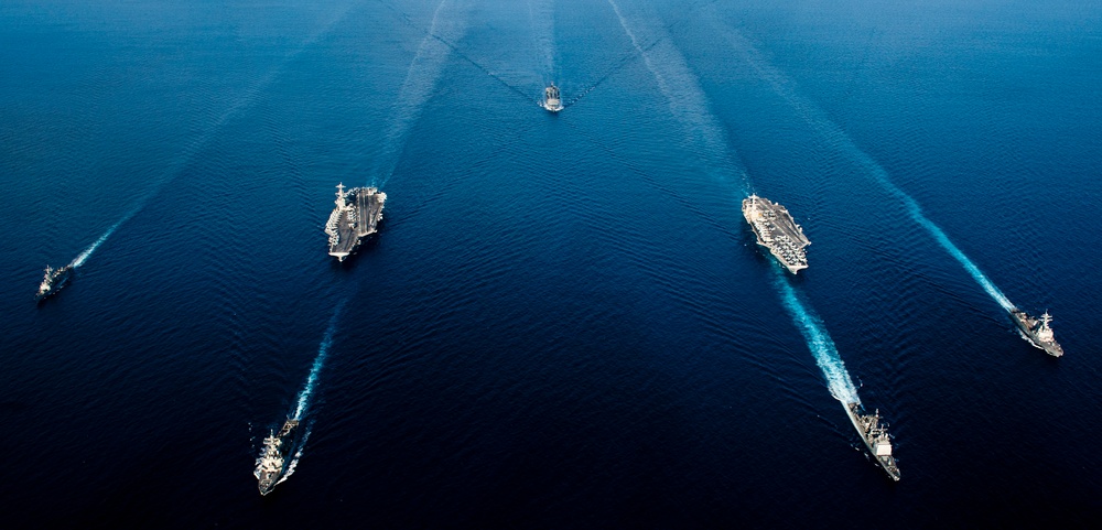 USS John C. Stennis and USS George Washington