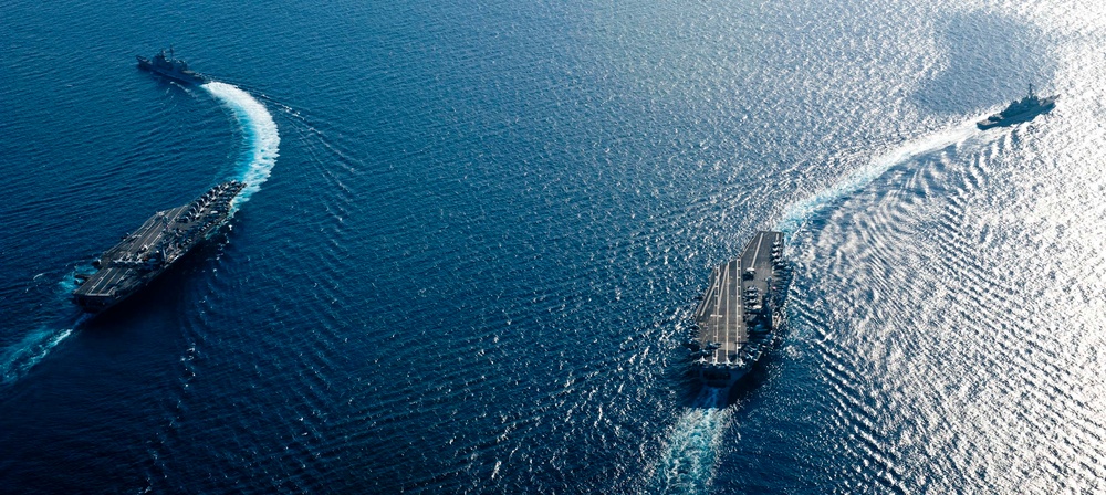 USS John C. Stennis and USS George Washington