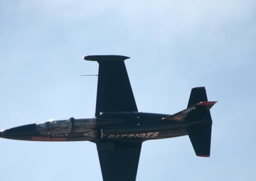 The Patriots Jet Team zooms for fans