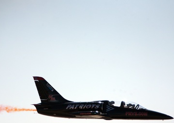 The Patriots Jet Team zooms for fans