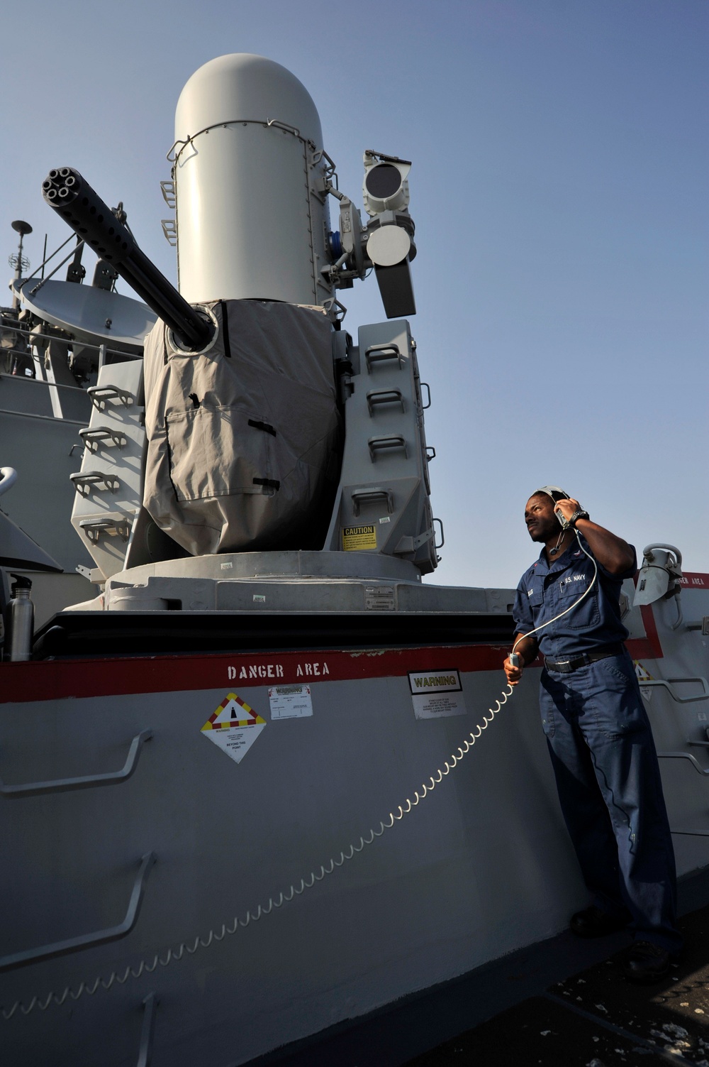 Movement of a Close-in Weapons System