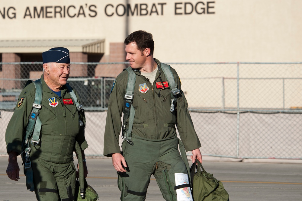 Chuck Yeager commemorates historic flight