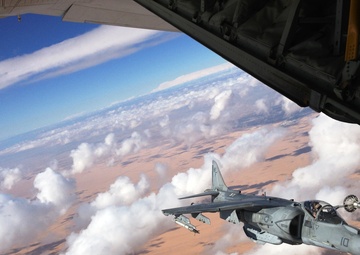 Hercules keeps Harriers flying high during WTI