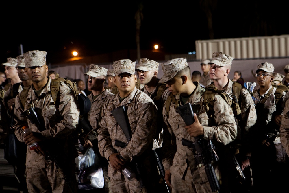 RCT-7 Marines depart for Afghanistan