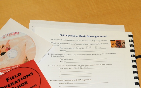 Joint Humanitarian Operations course focuses on inter-agency missions