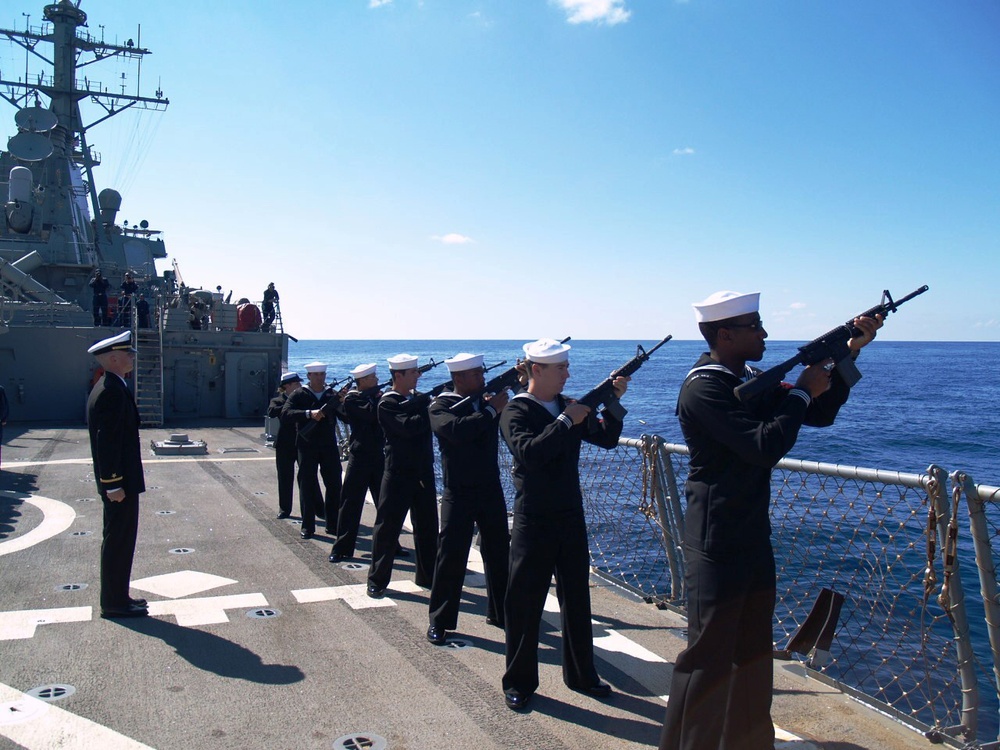 USS Cole memorial ceremony