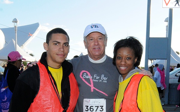 USS Wasp Junior Enlisted Association participating in the Virginia Beach Annual Breast Cancer walk