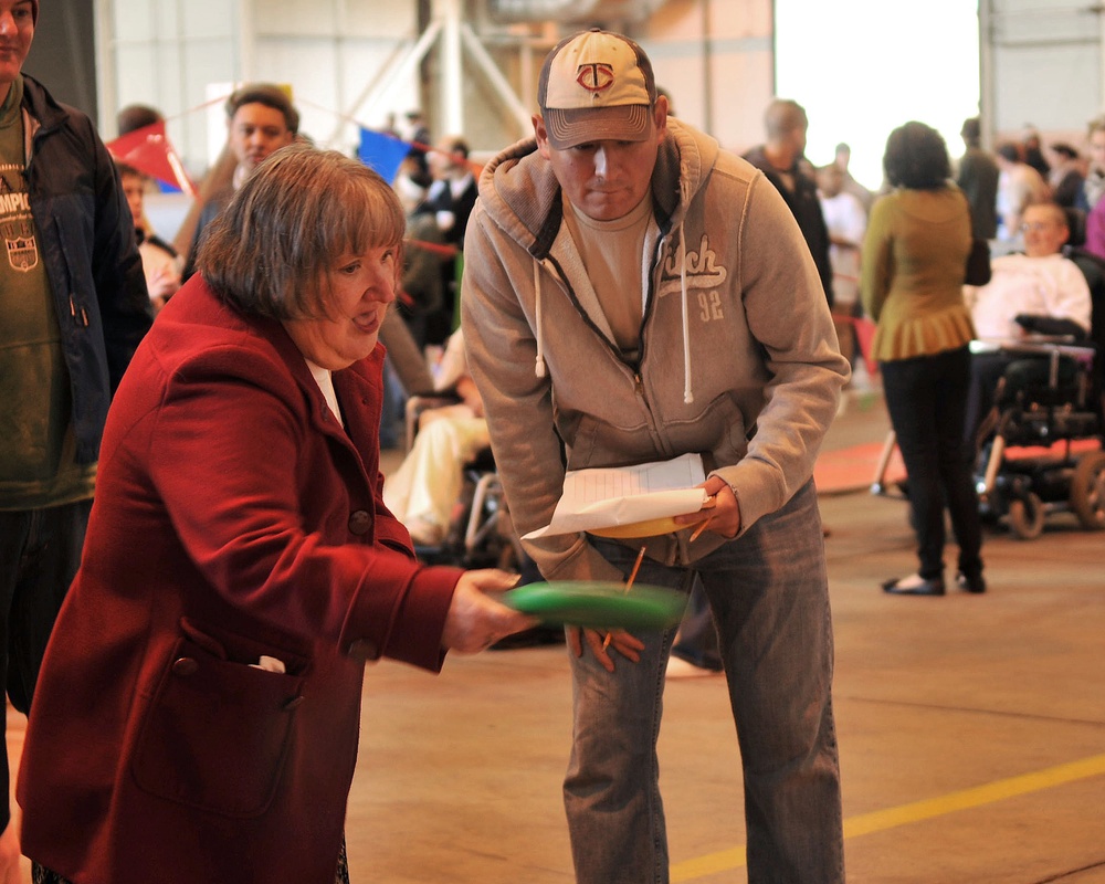 Airmen, local community come together for Joan Mann Special Sports Day