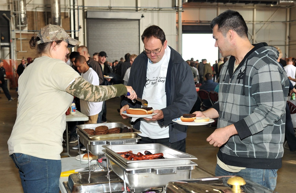 Airmen, local community come together for Joan Mann Special Sports Day