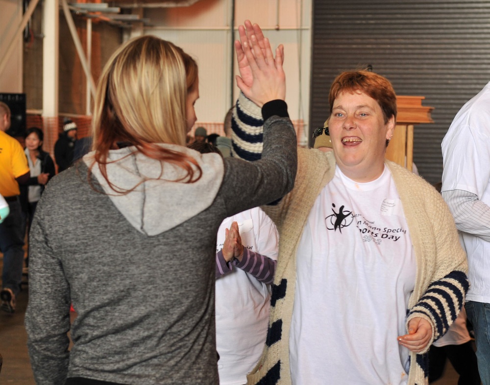 Airmen, local community come together for Joan Mann Special Sports Day