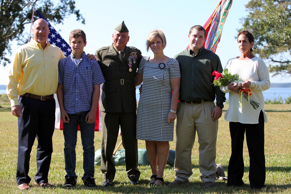 Master Gunnery Sgt. Herald Retires