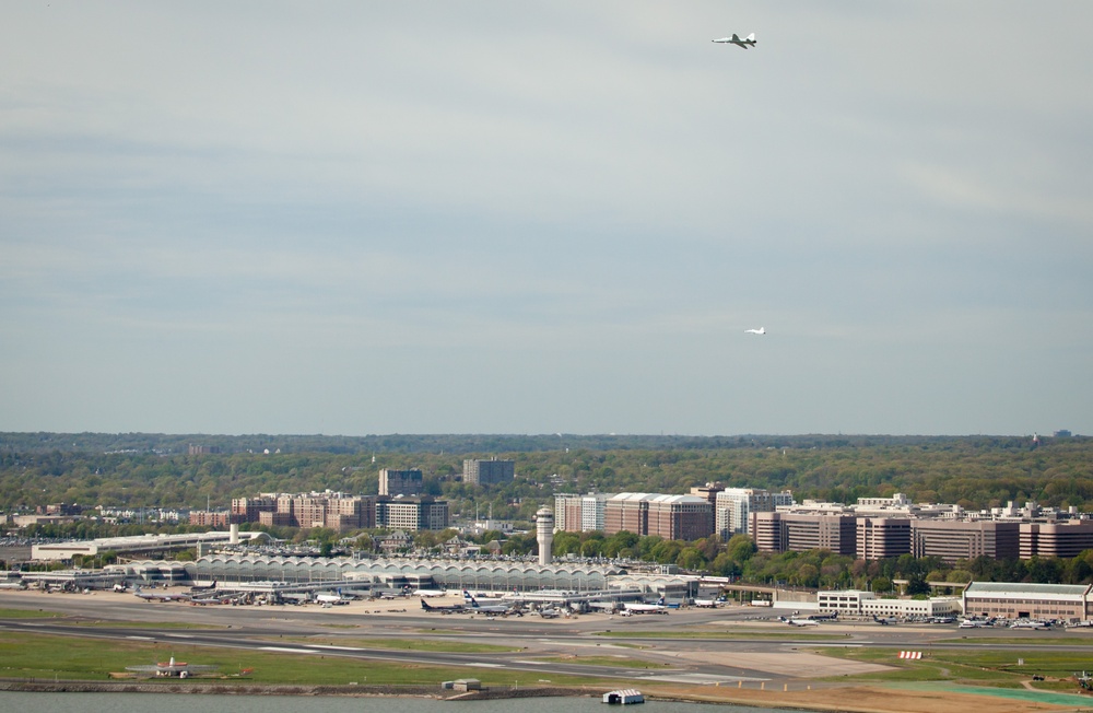 T-38 Aircraft Fly Over Washington (201204050002HQ)