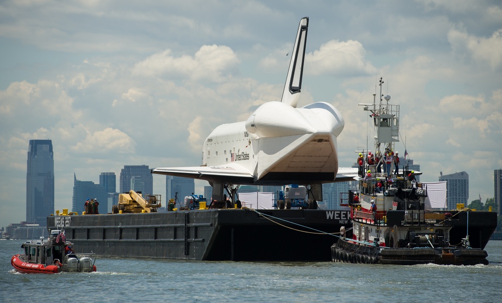 Space Shuttle Enterprise Move to Intrepid (201206060012HQ)