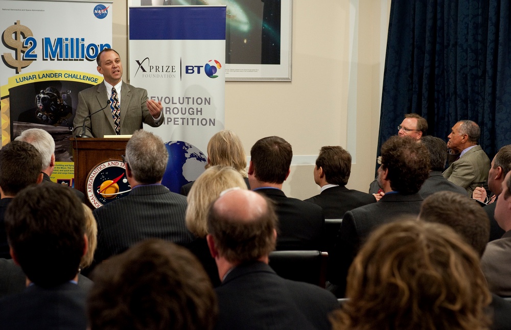 NASA and X PRIZE Announce Winners of Lunar Lander Challenge (200911050003HQ)