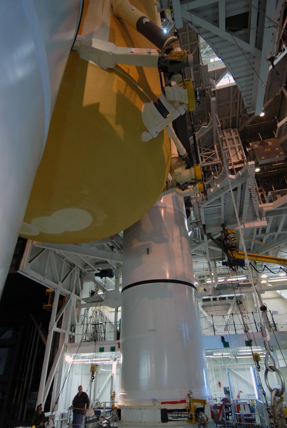 Lowered Into Position