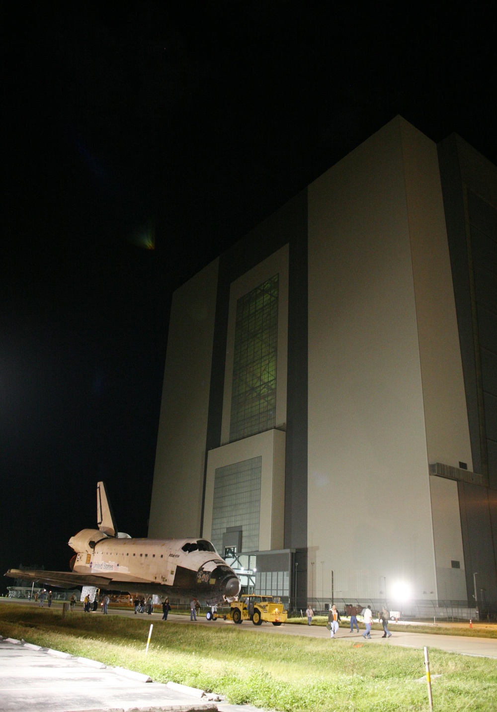 Leaving the VAB