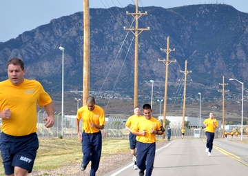 Navy physical readiness test conducted in the Rocky Mountains