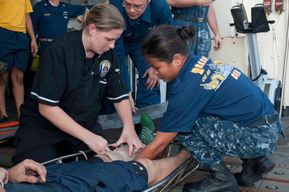 Crash and salvage drill