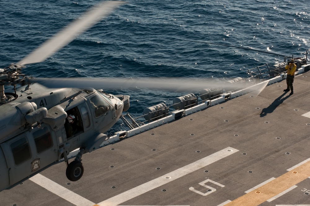 USS Boxer flight operations