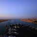 USS Enterprise moves through Suez Canal