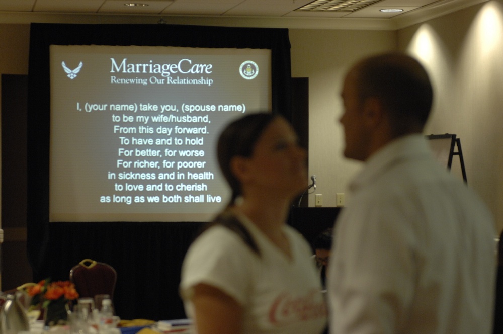 Marriage retreat helps military couples reconnect
