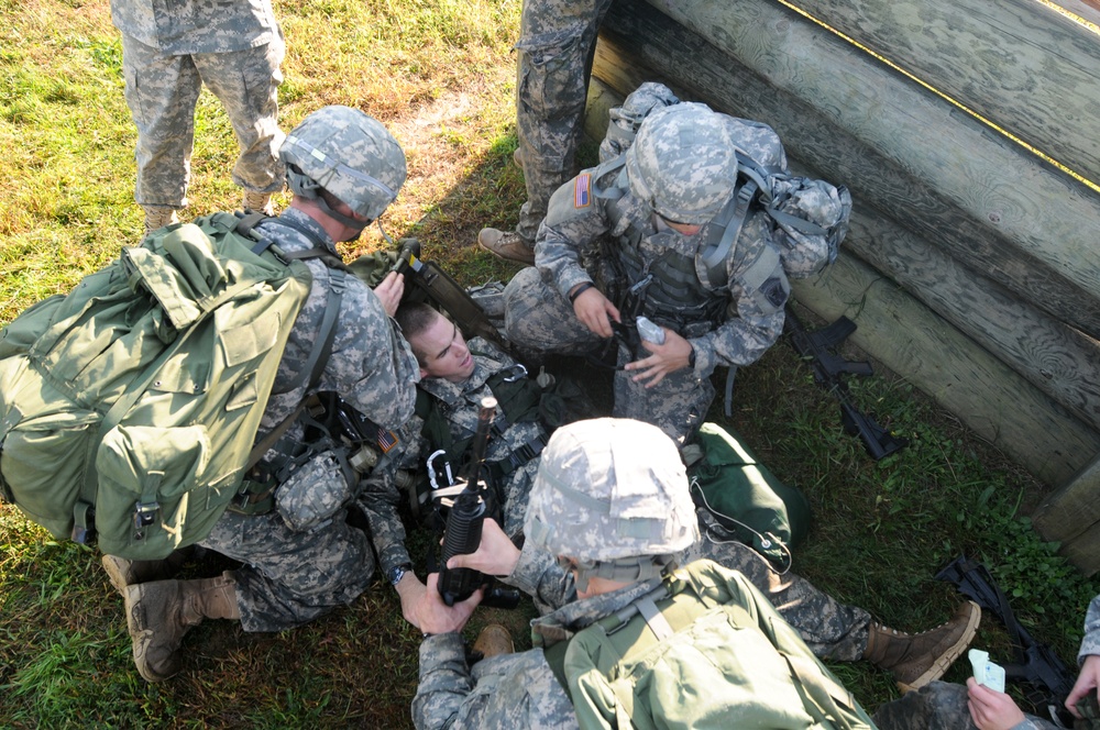 Cadets experience combat simulation during Ranger Challenge 2012